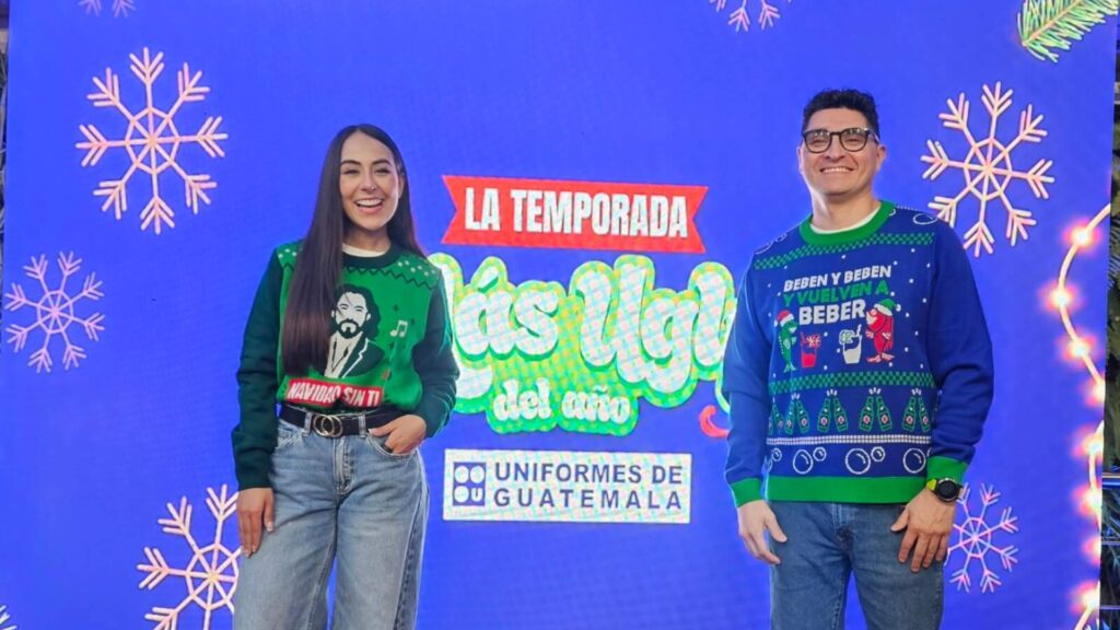 Uniformes de Guatemala presenta su colección navideña “La temporada más Ugly del año”